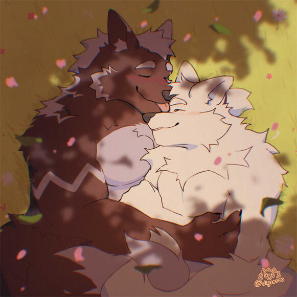 Couple furry personal art