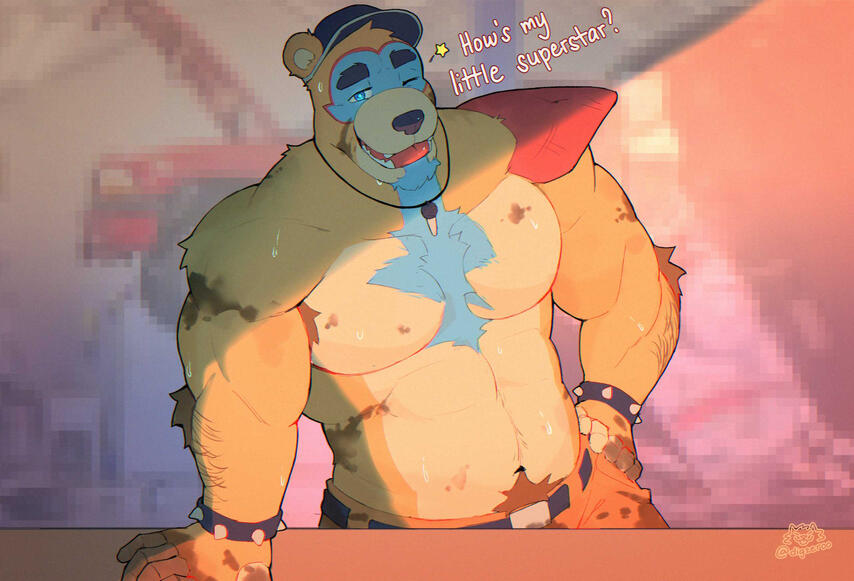 Freddy five nights at freddy furry personal art